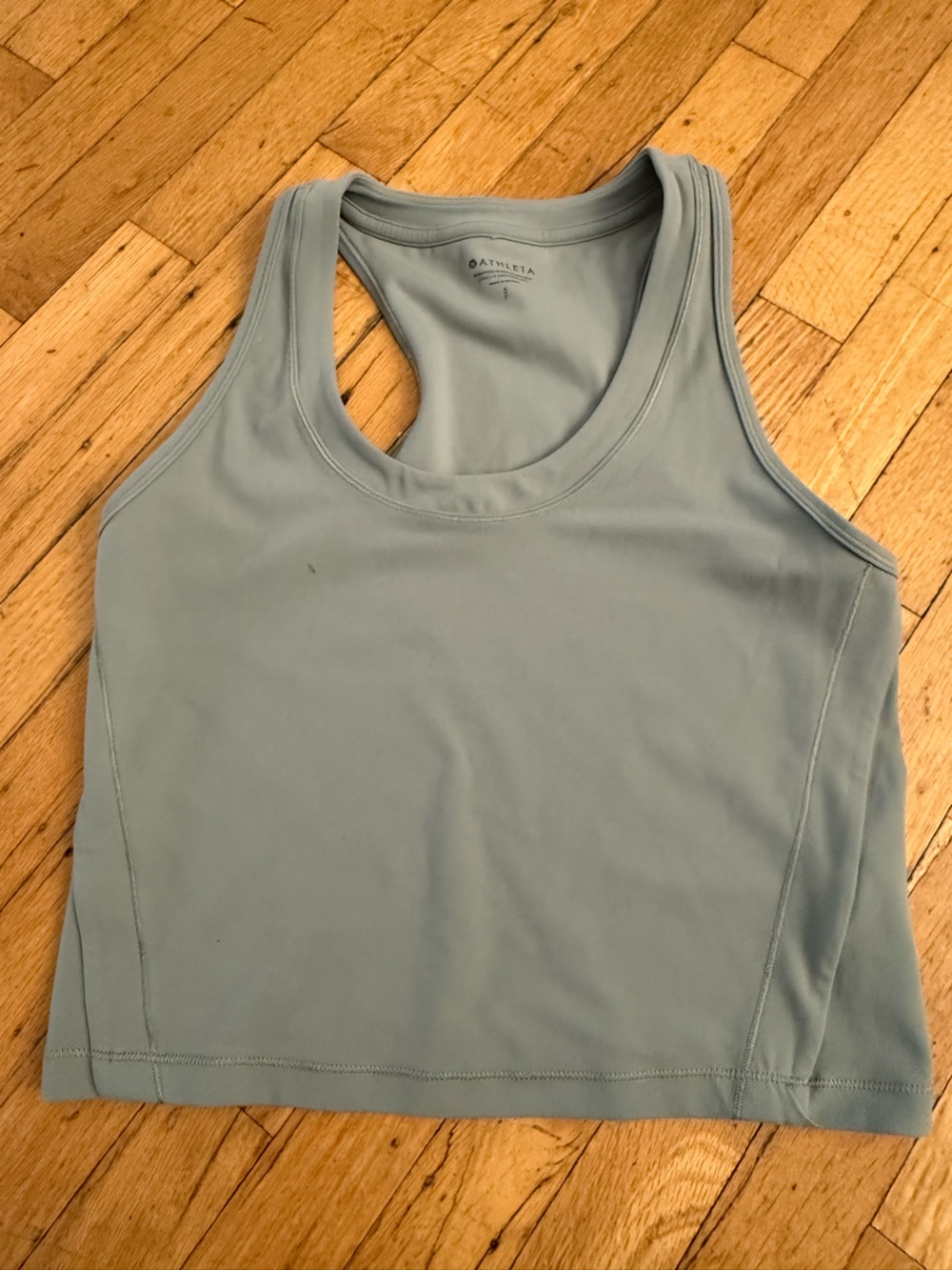 Athleta Light Gray Performance Tank Top